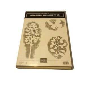 Stampin' Up! Amazing Silhouettes Cling Stamp Set NWT